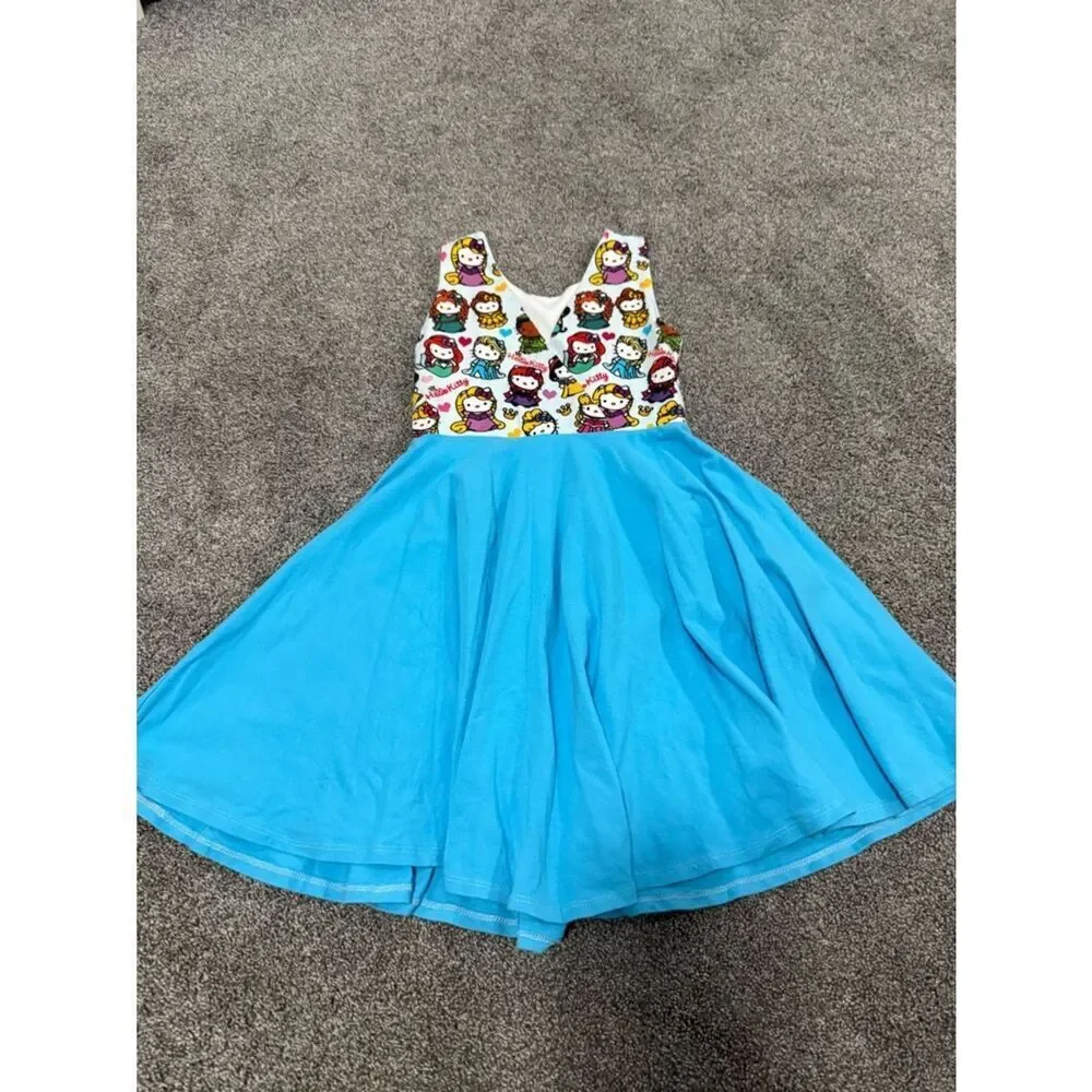 Malia + Kai Hello Kitty Disney Princess Twirl Dress Sz 6